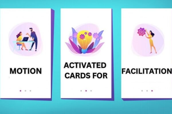 motion activated cards for facilitation